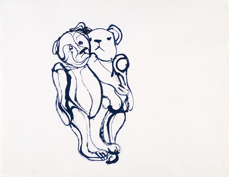 Thème : les ours, de Raymond Humbert. Photos Archives du Musée des Ars populaires de Laduz