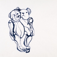 Thème : les ours, de Raymond Humbert. Photos Archives du Musée des Ars populaires de Laduz